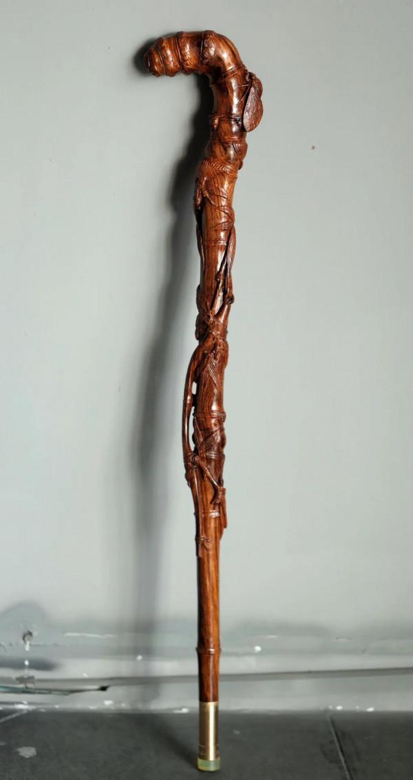 海南黃花梨柺杖