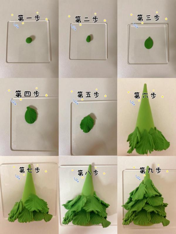 超輕黏土：許願樹製作過程，簡直太美了吧