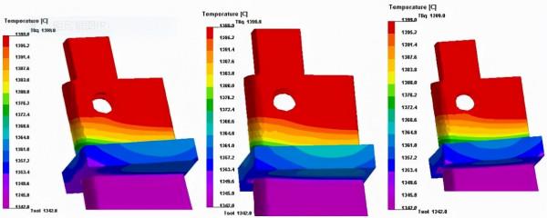 單晶高溫合金葉片定向凝固過程數值模擬