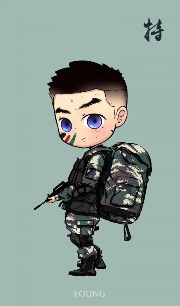 硬核軍人手機桌布：青春有很多樣子，很慶幸青春裡有穿軍裝的樣子