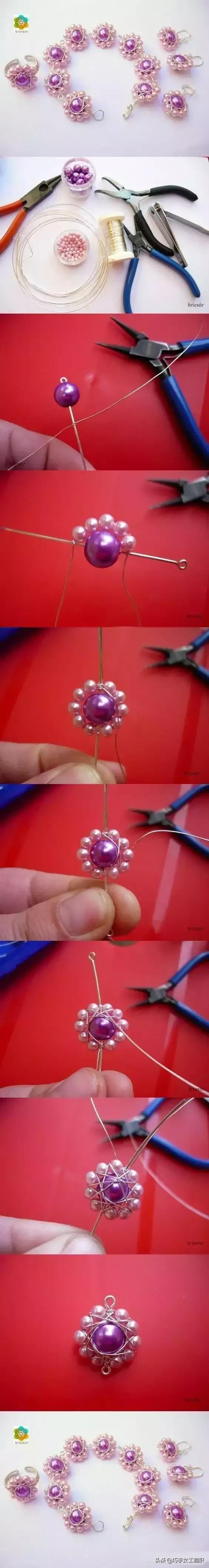 34種串珠飾品教程，收藏了