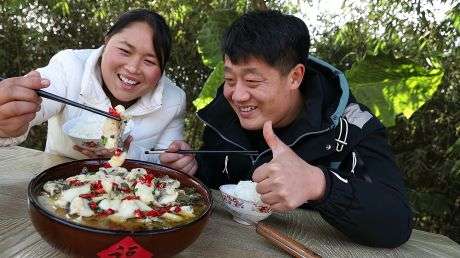 安徽農民夫妻，邊種田邊做飯，被罵作秀，卻年入100萬，憑啥？