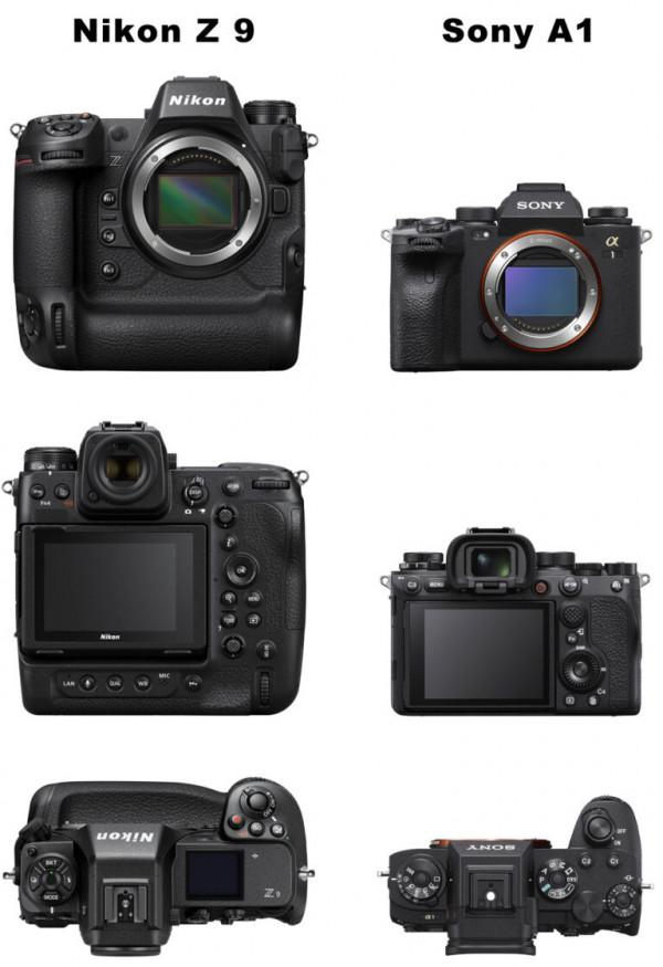尼康Z9與索尼A1引數對比