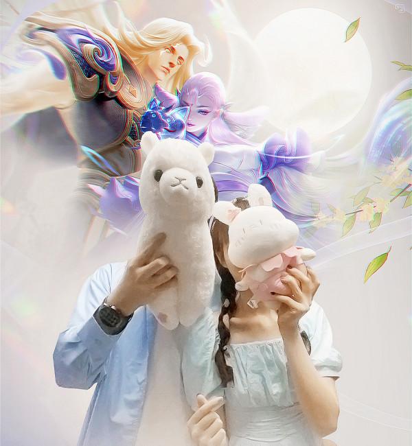 王者榮耀最甜CP不務正業，聖誕節連續衝分三天，送一百套貂蟬面板