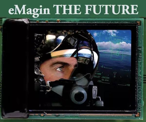 亮度高達10000尼特!eMagin推出全球最亮全綵Micro OLED顯示器 亮度高達10000尼特!eMagin推出全球最亮全綵Micro OLED顯示器