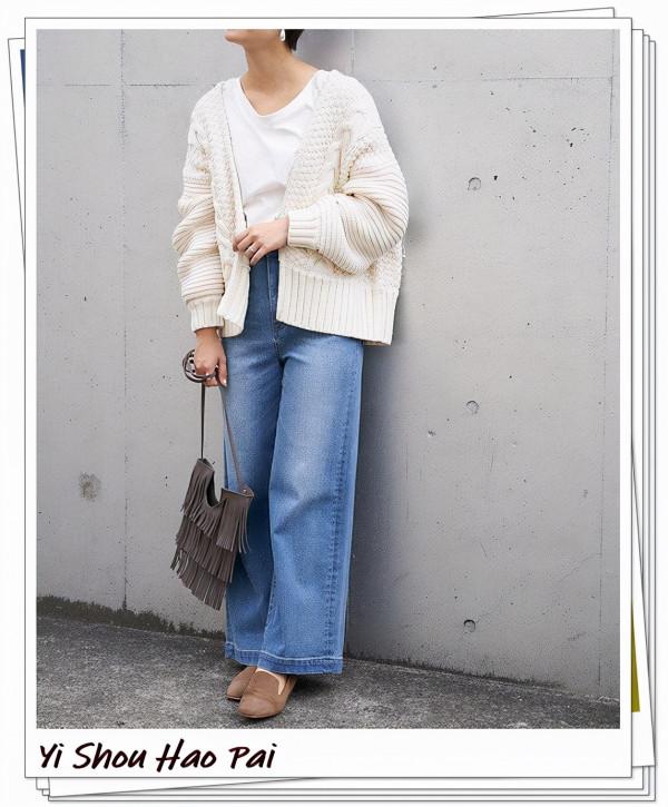 白色開衫的秋季輕熟風搭配示範!3種長度24例穿搭look分享 白色開衫的秋季輕熟風搭配示範!3種長度24例穿搭look分享