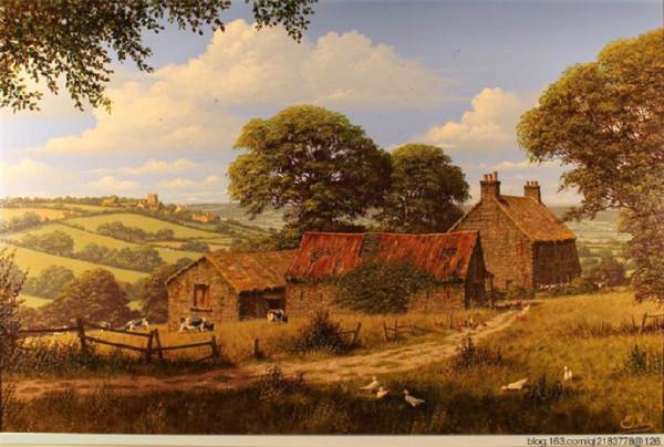 英國藝術家Edward.Hersey田園,一種美好的記憶 英國藝術家Edward.Hersey田園,一種美好的記憶