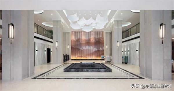 酒店大堂設計入口的裝飾型別