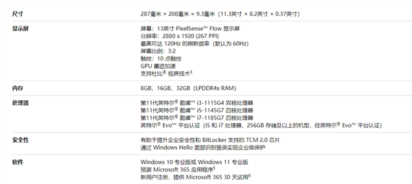 微軟 Surface Pro 8 商用版開售：頂配賣1.8萬