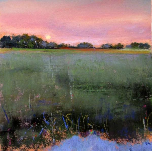 比利時女畫家伊芙&CenterDot;米勒粉彩畫中的天空之美，風景中最具情感