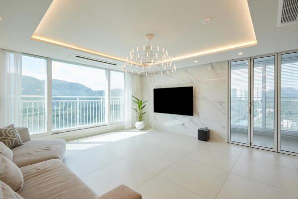 180㎡少買軟裝，看起來“家徒四壁”的韓式裝修，實際上明亮不俗