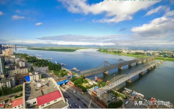 一江之隔，看看朝鮮的房子，再看中國的房子，差距一目瞭然