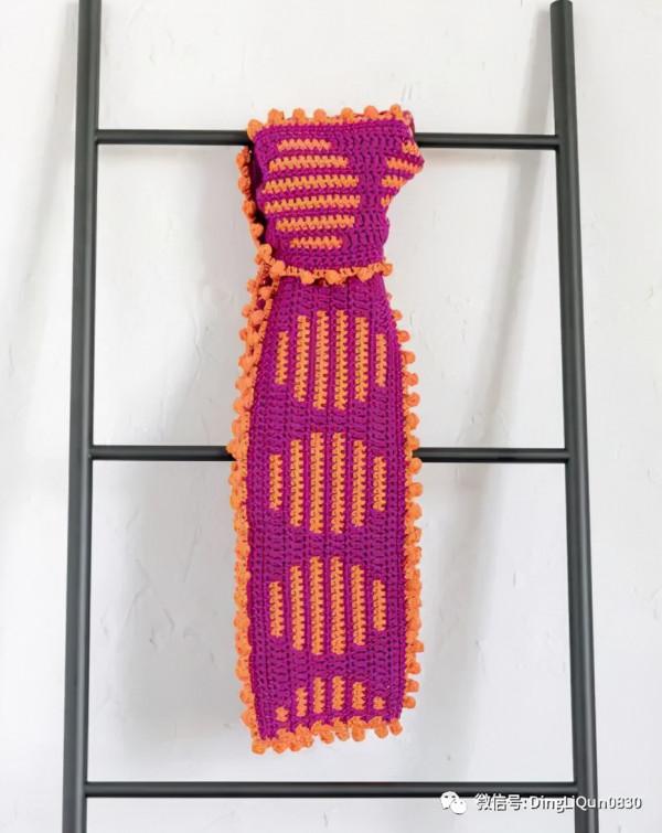 「針織作品」最新的用馬賽克編織技術製作的毯子及家居小物