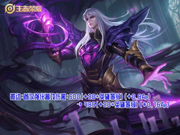 11.23日正式服七名英雄調整實裝，貂蟬削弱光速上線，典韋沒逃掉