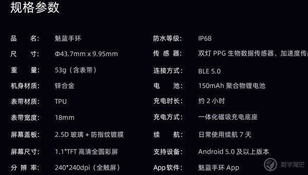 魅藍手環來啦：LCD 圓形螢幕、7 天續航、249 元