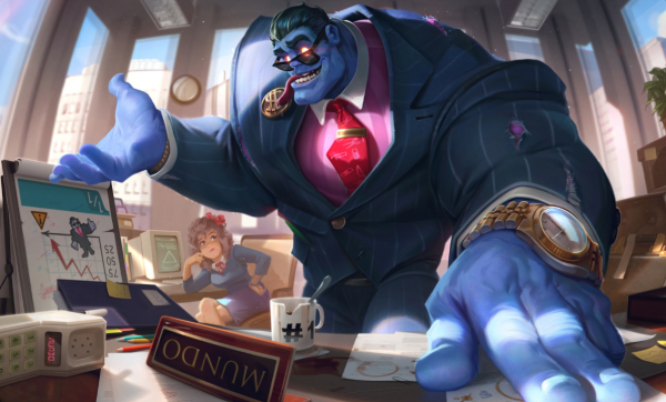 LOL手遊打野蒙多最強出裝，鬥魚靈藥研究三神裝，打我等於打自己