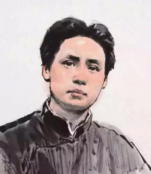 1959年，毛主席看到了他和母親唯一一張合影，沒有落淚也沒能說話