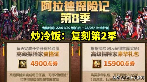 DNF：新春版本炒冷飯！三大活動全是復刻，還把獎勵閹割了
