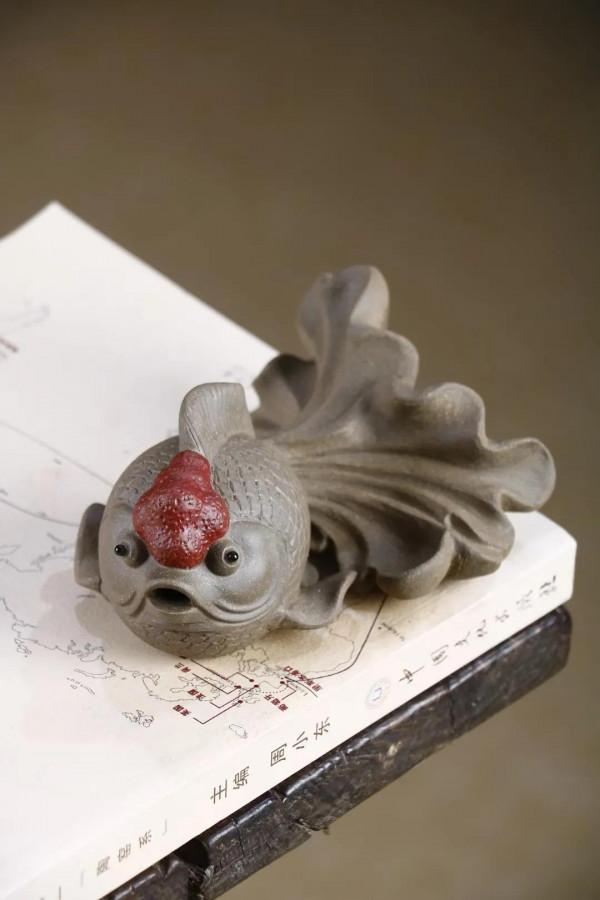 鴻運當頭金魚，逼真嗎？