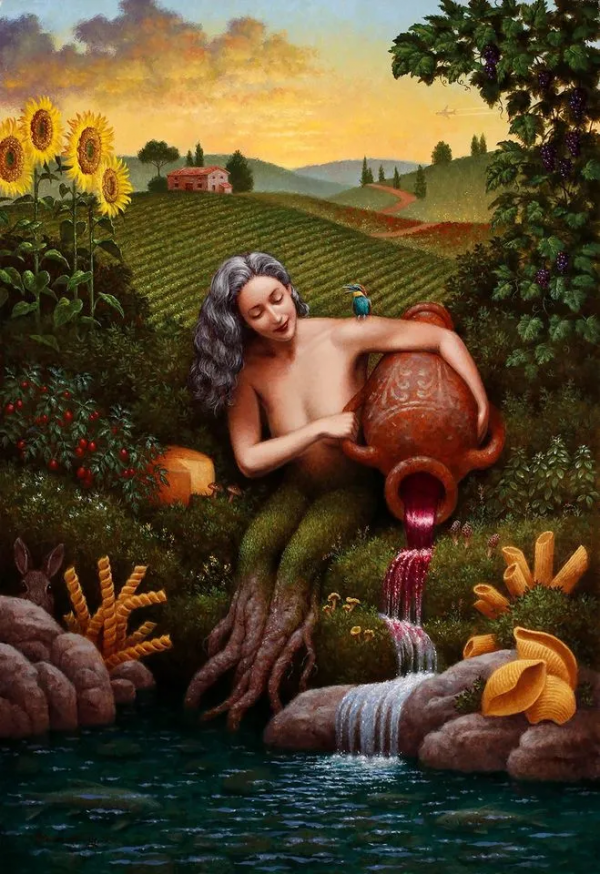 史蒂文-肯尼，大自然的美麗和神秘，在超現實畫作創意中表現