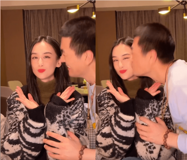黃聖依被楊子猛親秀恩愛 自嘲像豬在拱白菜