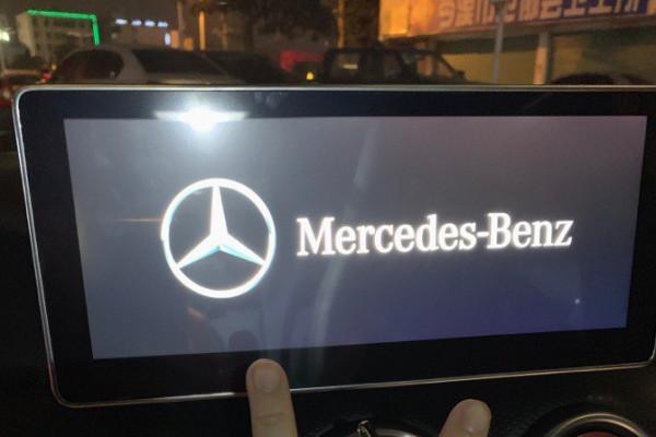 2017款賓士A級改裝大尺寸中控屏，實現更好的使用效果！