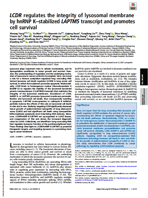 醫學院碩士研究生在國際頂級期刊發表論文