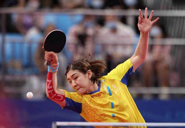 乒乓球——山東隊勝四川隊晉級女團決賽