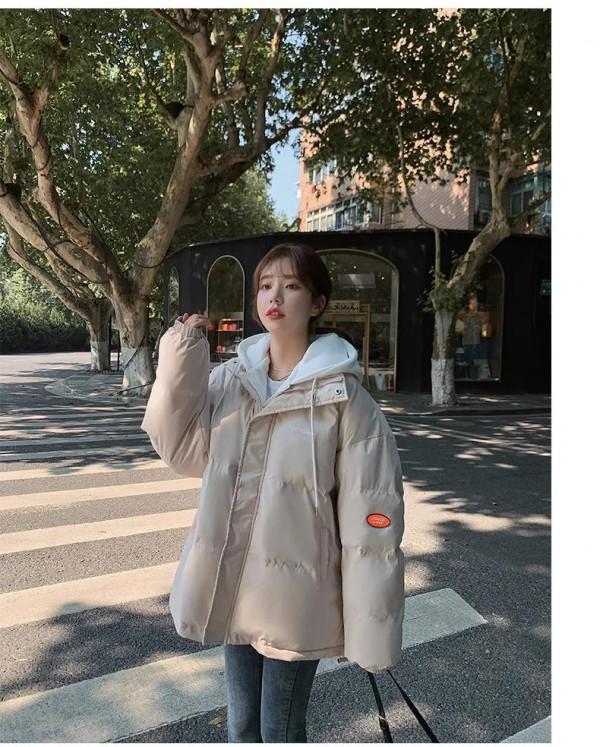 羽絨棉服女冬裝寬鬆棉襖2021年新款冬季韓版加厚學生短款棉衣外套