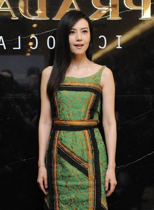 高圓圓的美一般人羨慕不來,老土蕾絲綠裙上身,也照樣優雅迷人 高圓圓的美一般人羨慕不來,老土蕾絲綠裙上身,也照樣優雅迷人