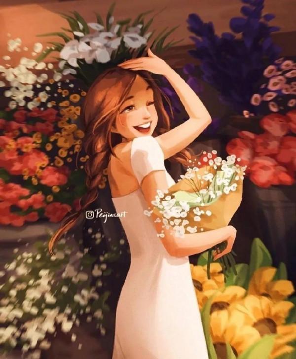 插畫 丨 樂觀和愛才是生活的解藥