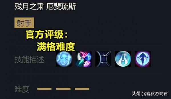 LOL官方評級ADC操作難度：薇恩僅2格，3名英雄滿格難度