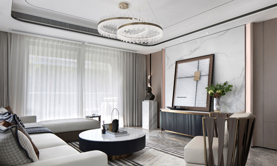 220㎡低奢風,雅潔、輕奢與舒適共存 220㎡低奢風,雅潔、輕奢與舒適共存