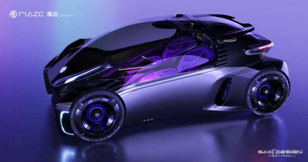 MG名爵概念車MAZE漫巡官圖 配備一體式全景艙蓋