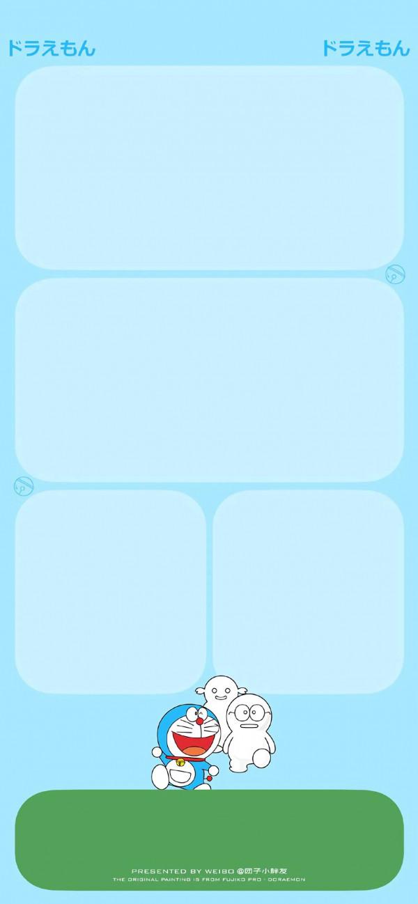 哆啦A夢 | 藍胖子4K高畫質全面屏手機桌布