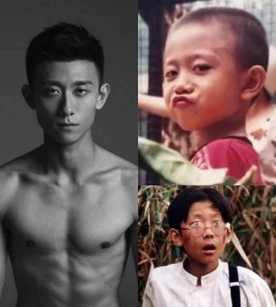 男神們小時候的樣子，金城武斯文，看到黃渤成龍後實在是忍不住了