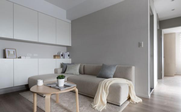 99㎡現代美宅，天然木皮+大白牆，量身打造出理想的家居