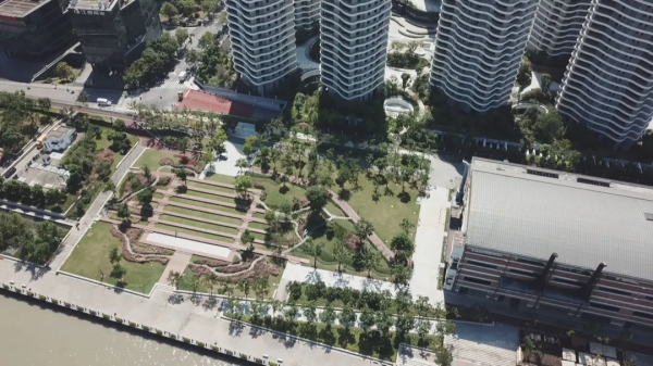 粉色浪漫再次籠罩浦東濱江，這個網紅打卡地等你來