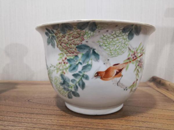 光緒淺絳瓷花盆 光緒淺絳瓷花盆