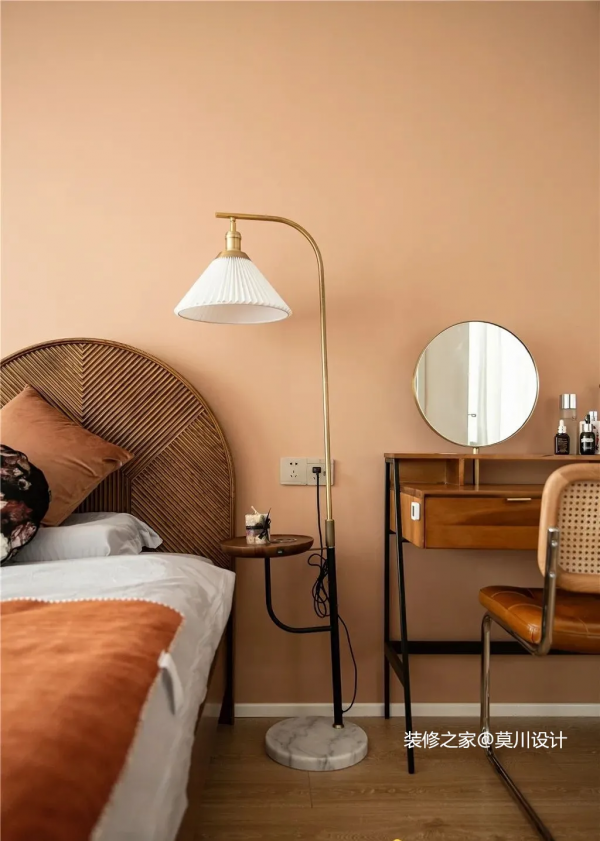 107㎡度假風三居室,暖橘色+復古綠,享受優雅又慵懶的生活 107㎡度假風三居室,暖橘色+復古綠,享受優雅又慵懶的生活