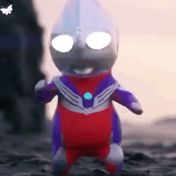 分享一組小小奧特曼表情包