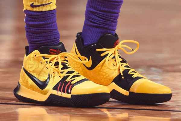 歐文復出！上腳第3代簽名鞋，科比配色加持，師弟上腳AND1搶風頭