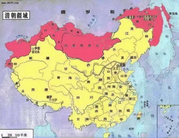 1840年鴉片戰爭以後清政府一共割讓了多少領土