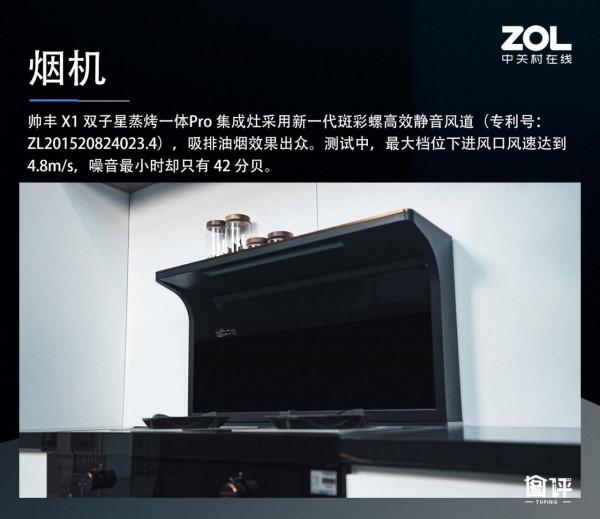 智慧烹飪新體驗 帥豐X1雙子星蒸烤一體Pro整合灶圖評