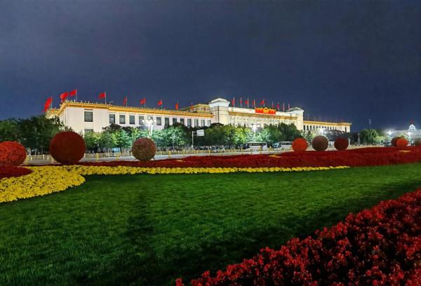 美麗的天安門國慶之夜