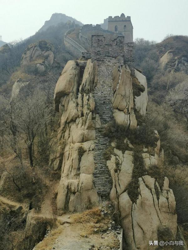 春回古長城，夢在杏花海。望殘垣斷壁，聽虎嘯聲威