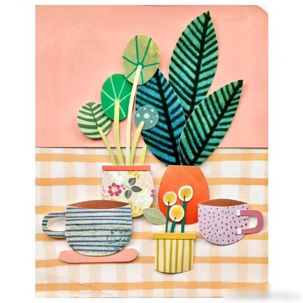 藝術剪紙裝飾畫—兒童畫創編