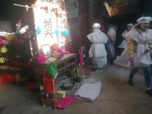 現在的農村過世老人