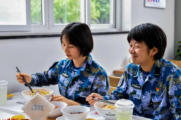 部隊食堂有了點餐服務，必須贊