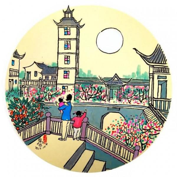 花好月圓，一起來看青浦的畫中明月